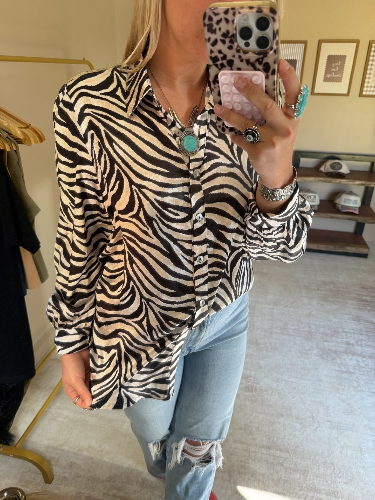 Zebra Top