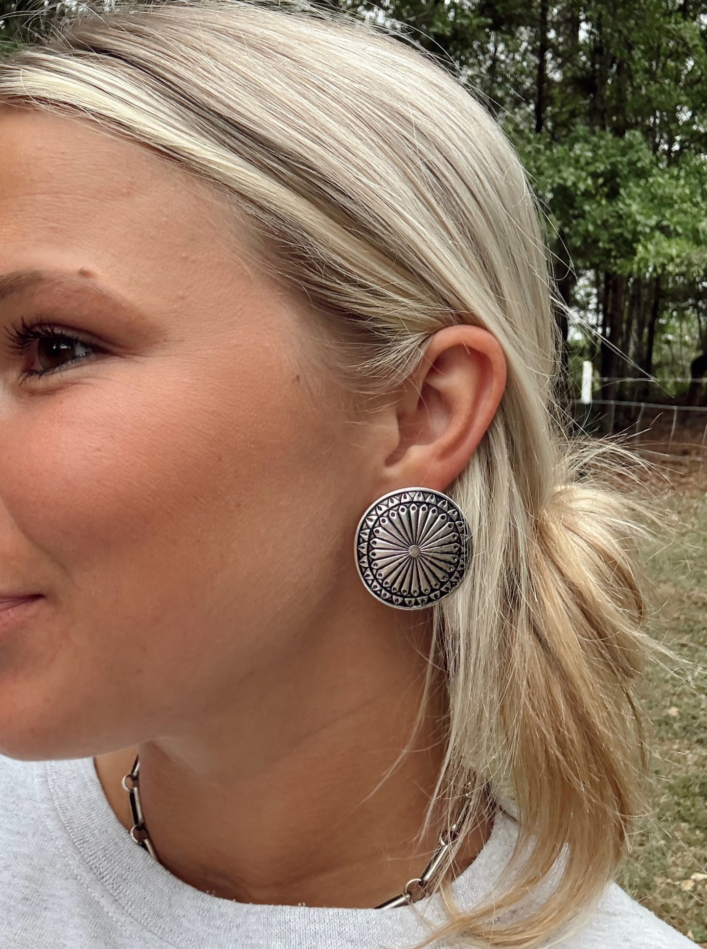Concho Earrings