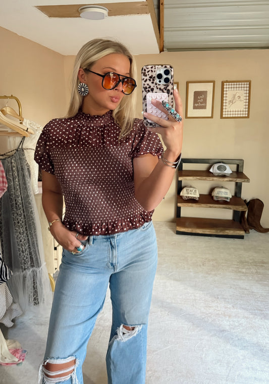 Polka Dot Top