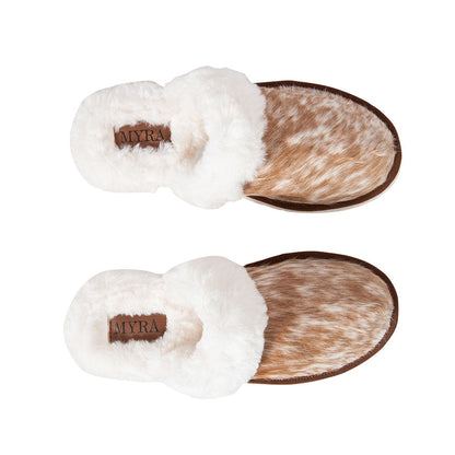 Genuine Cowhide Leather Slippers
