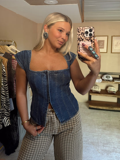 Blue Jean Baby Top