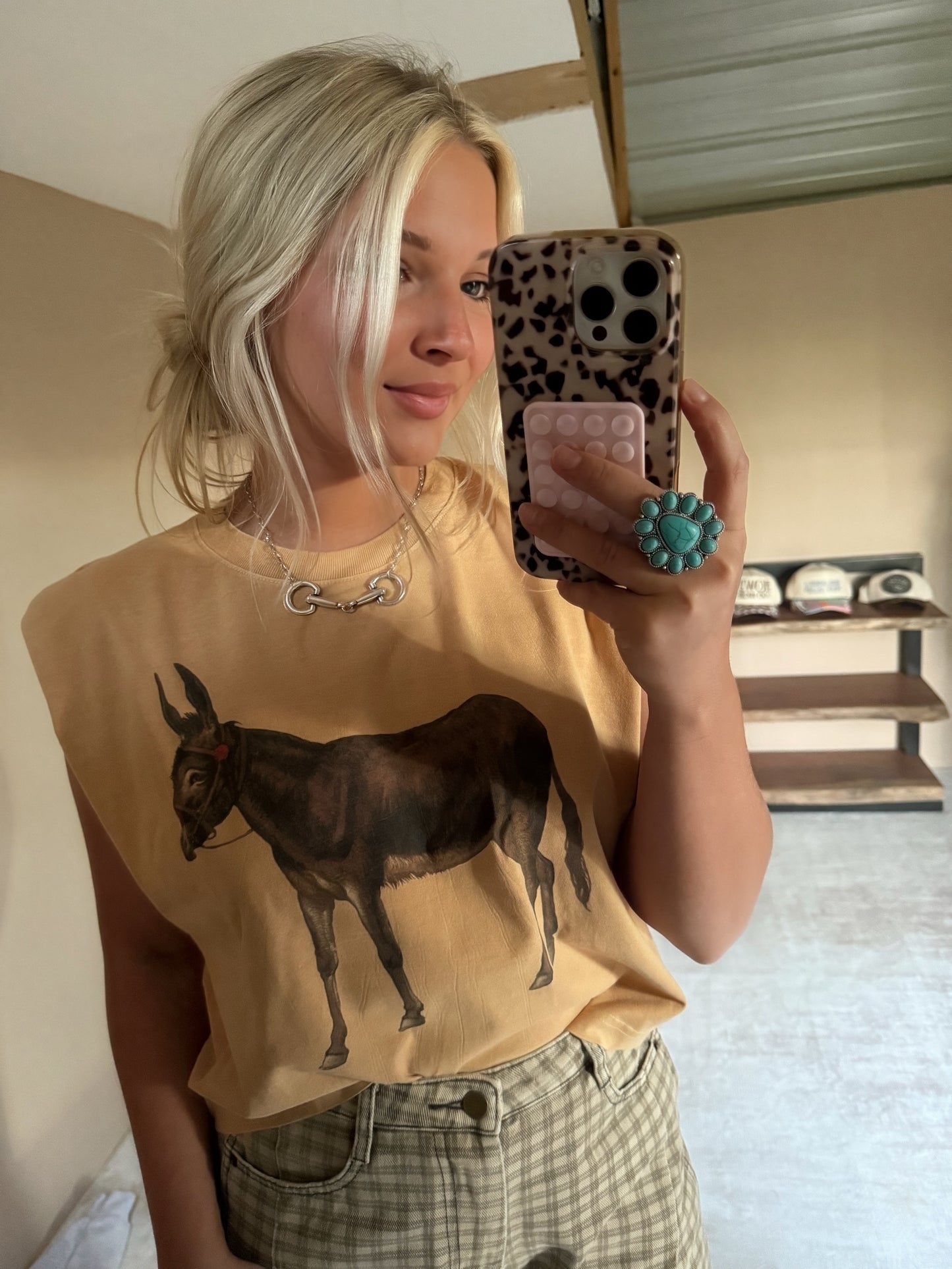 Vintage Donkey Tank