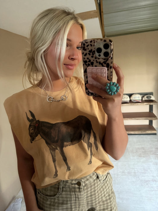 Vintage Donkey Tank
