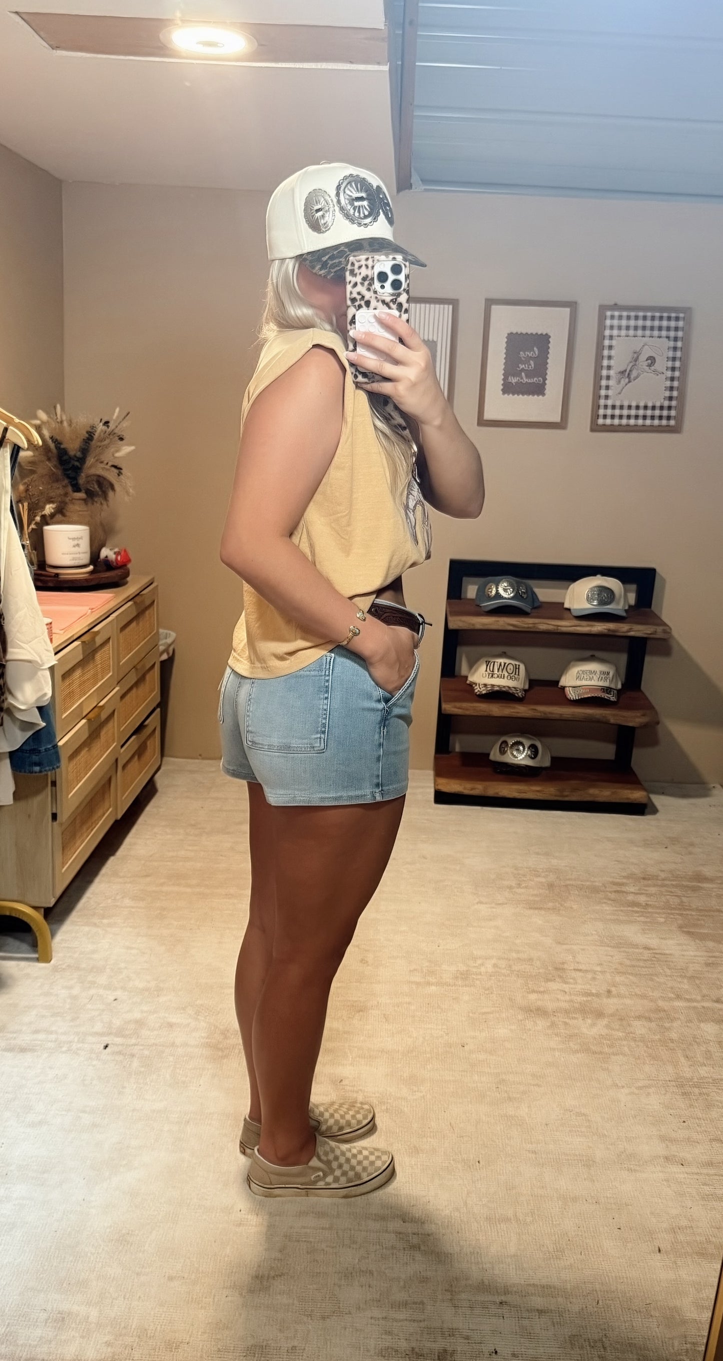Denim Shorts - High Rise HIDDEN BRAND