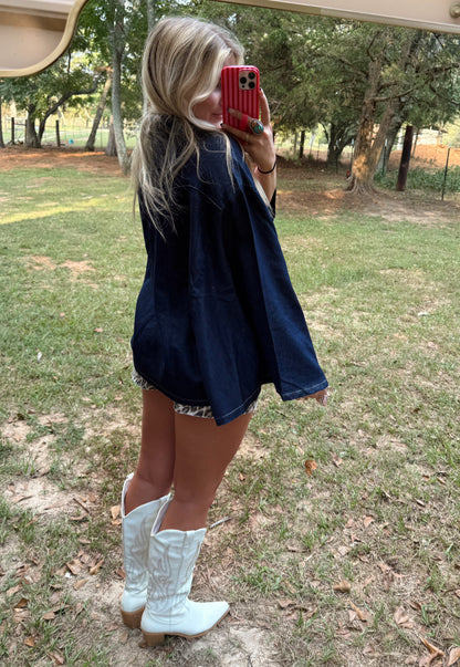 The Denim Poncho