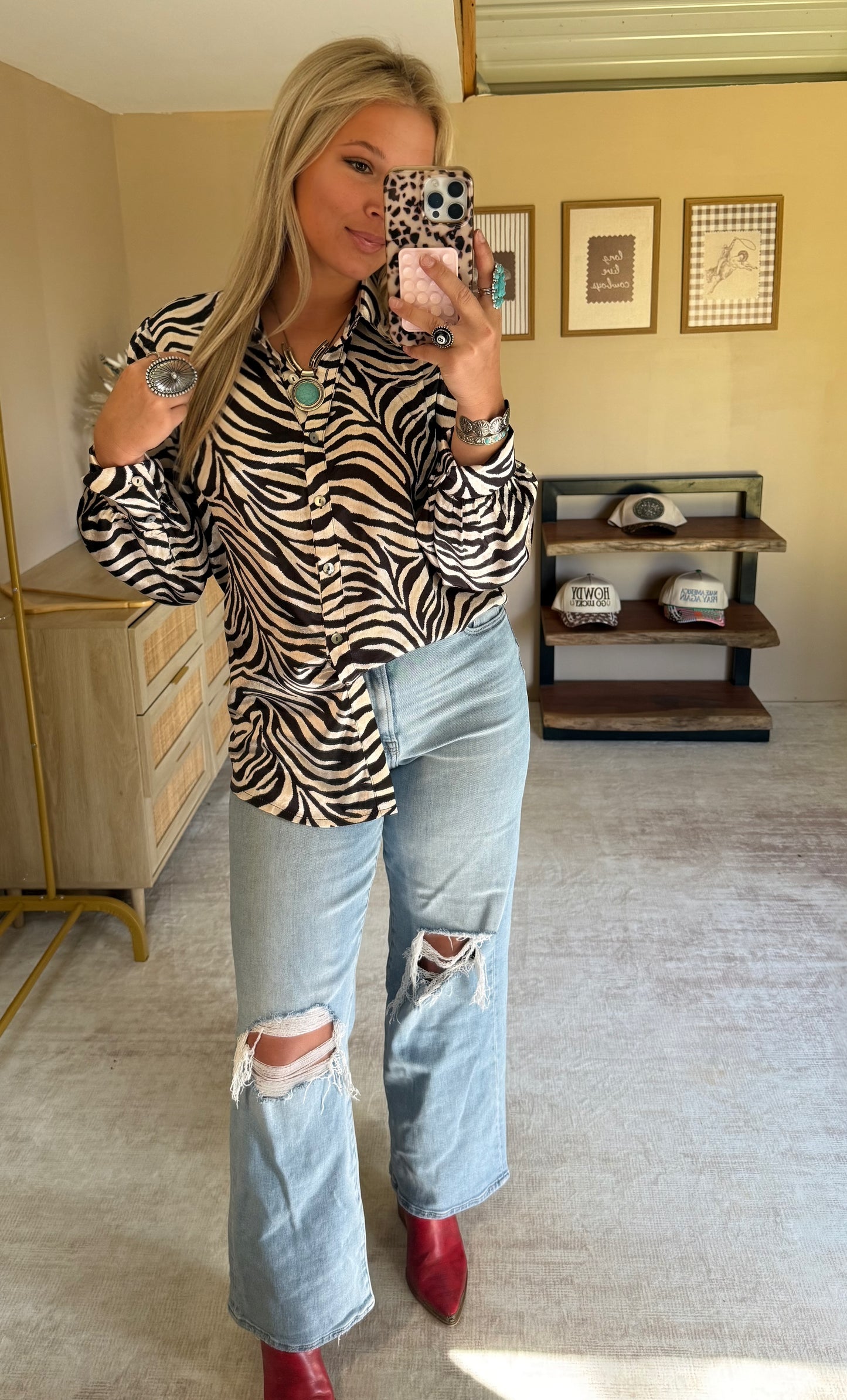 Zebra Top