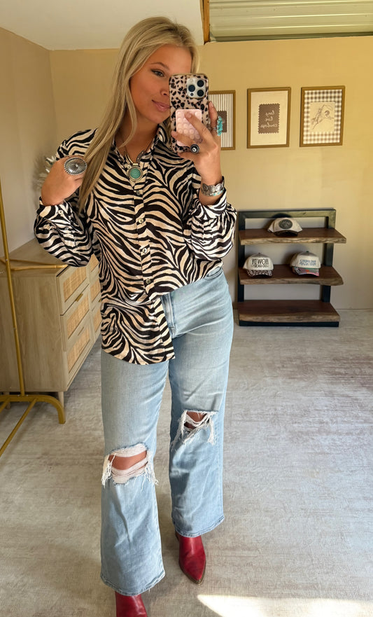 Zebra Top