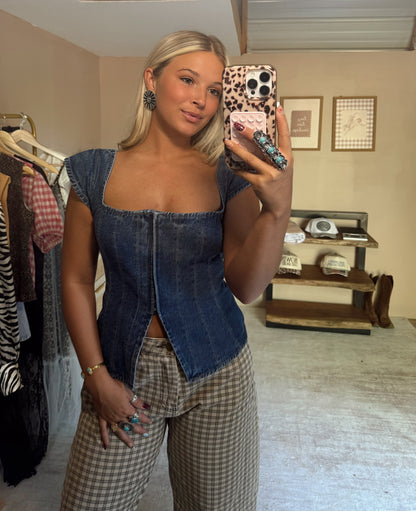 Blue Jean Baby Top