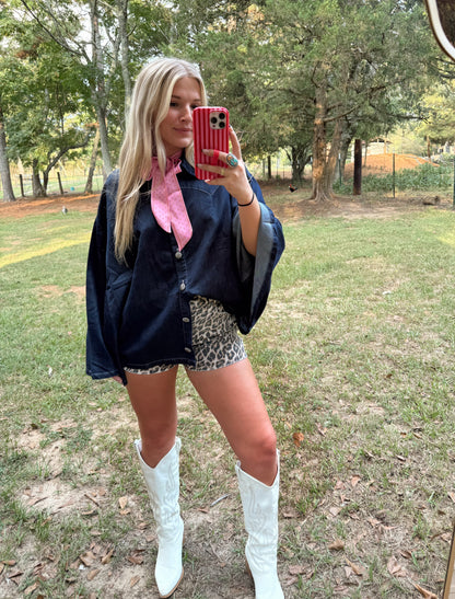 The Denim Poncho
