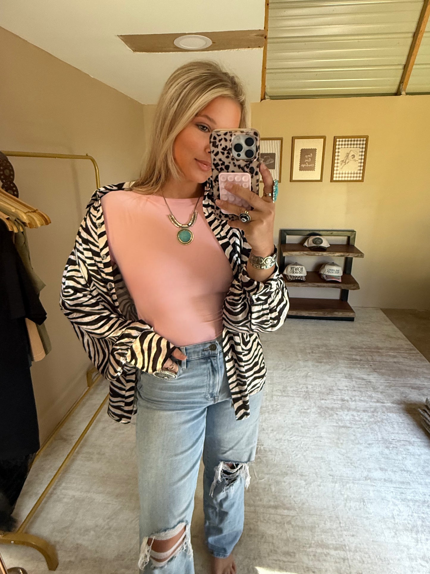 Zebra Top