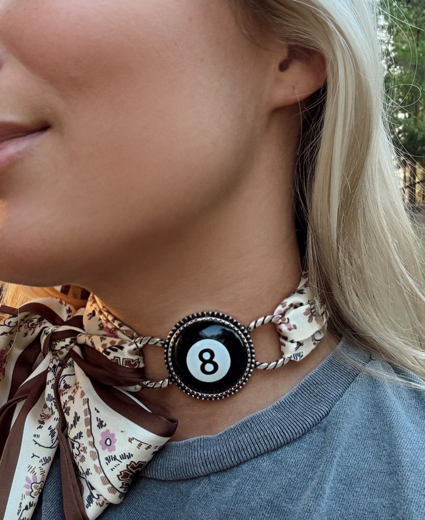 8 Ball Twilly Charm
