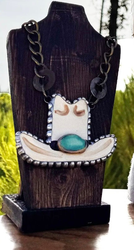 Viral Cowboy Hat Necklace PREORDER