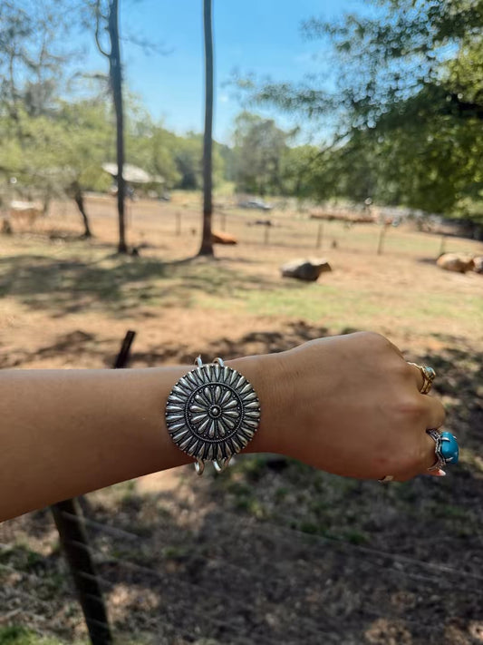 Concho Cuff Bracelet
